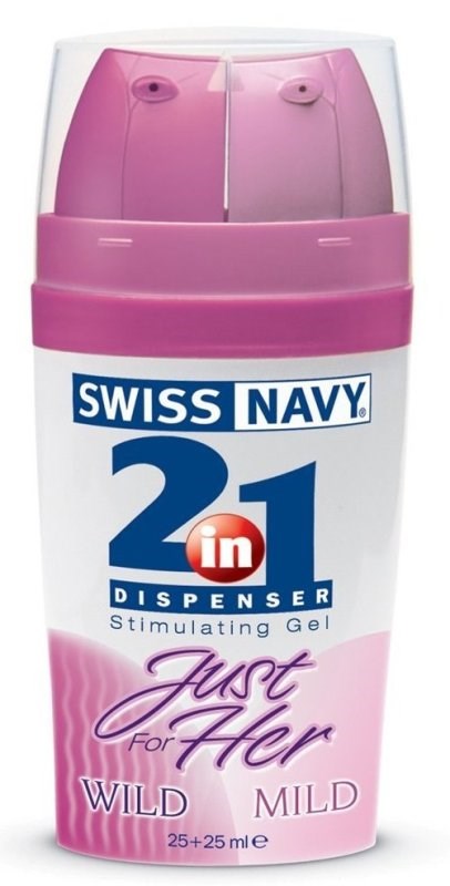 Swiss Navy Just for Her 2-In-1 Stimulating Gel 50ml Delay and Excite Sprays