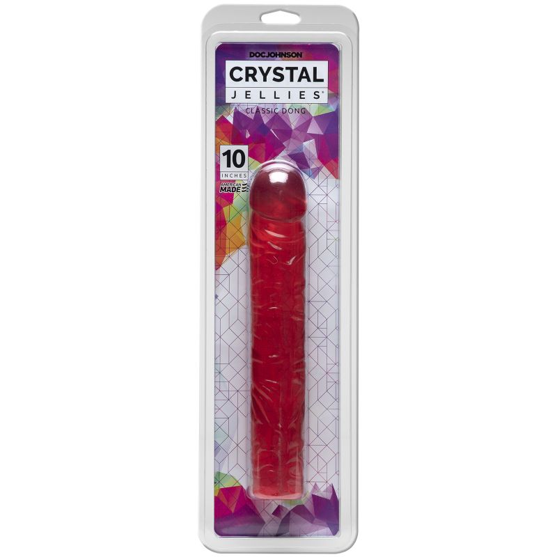 Crystal Jellies 10 Inch Realistic Classic Dong Realistic Dildos