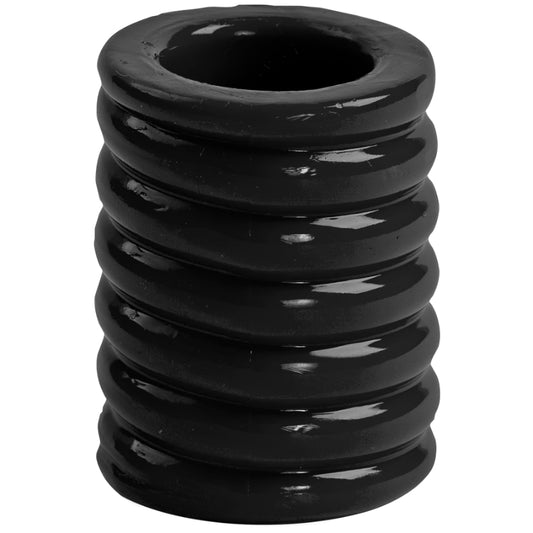 Titanmen Ribbed Textured Stretchy Male Cock Cage - Male Chastity