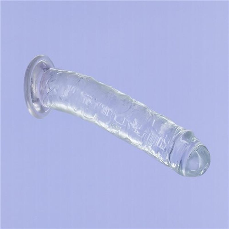 Addiction Crystal Realistic Dong Straight Clear Realistic Dildos