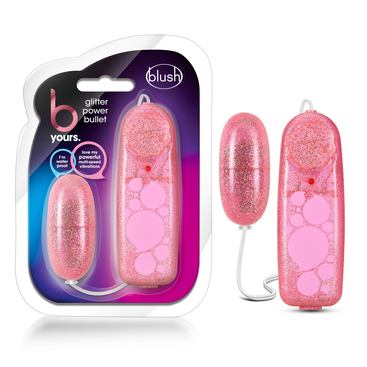 B Yours Glitter Power Bullet Bullet Vibrators
