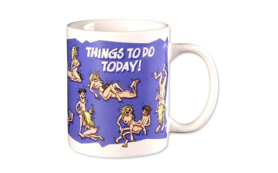 Novelty Things To Do Today Hilarious Coffee Mug Party Gifts and Novelties