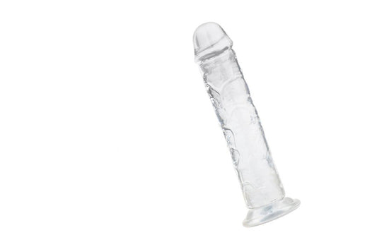 S-Hande Lester Soft Realistic Dong Clear M - Realistic Dildos