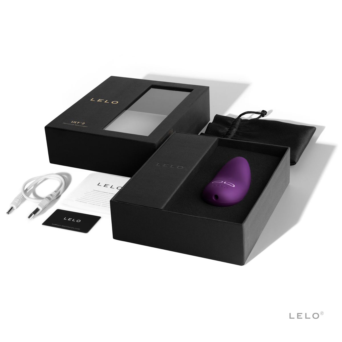 Lelo Lily 2 Handheld Scented Clitoral Massager Luxury Sex Toys