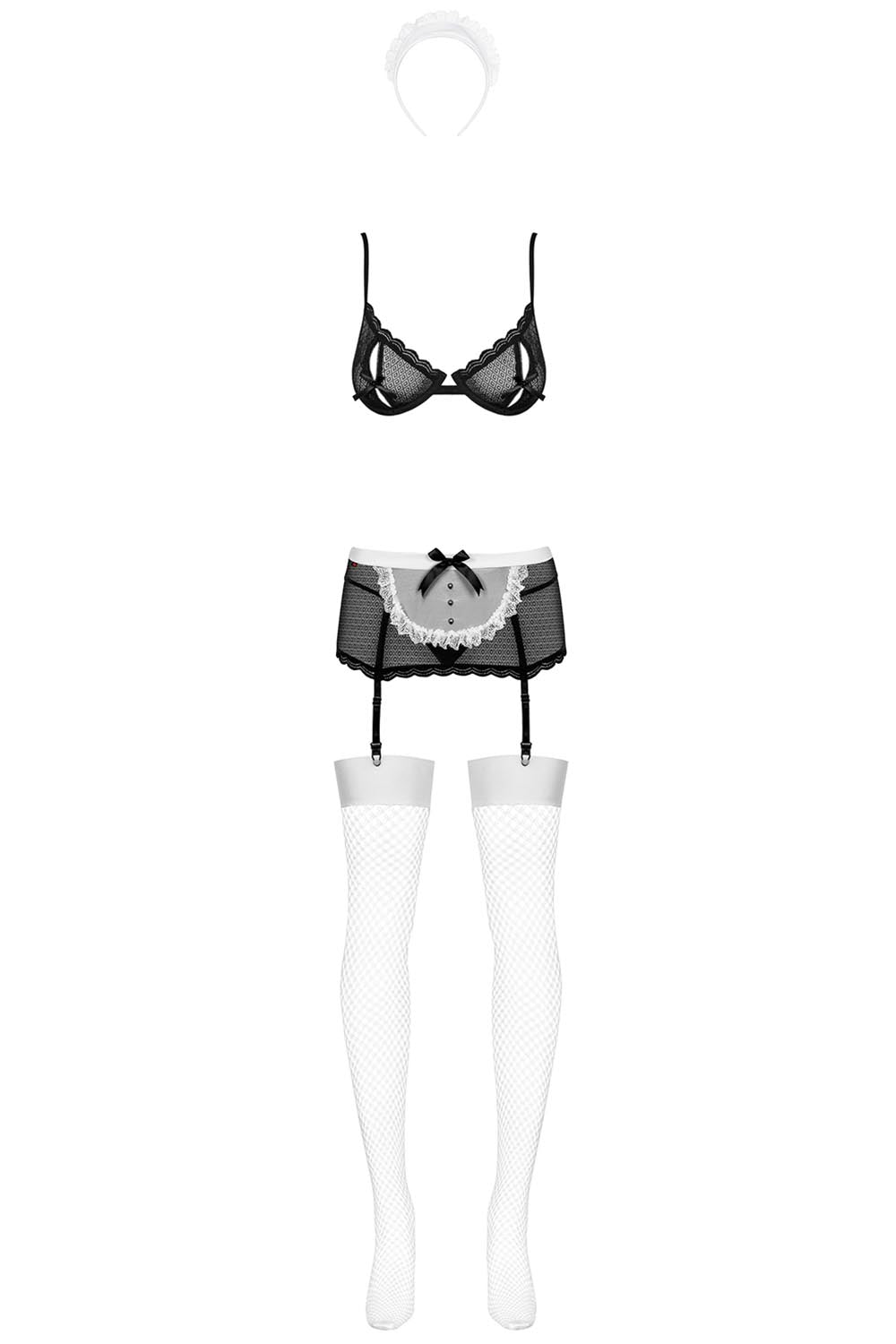 Obsessive Maidme 5 Piece Women Costume Set Fancy Dress Ups