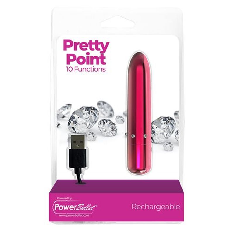 PowerBullet Pretty Point 10 Functions Bullet Vibrator Bullet Vibrators