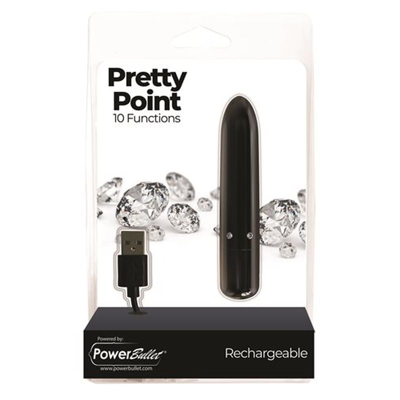 PowerBullet Pretty Point 10 Functions Bullet Vibrator Bullet Vibrators