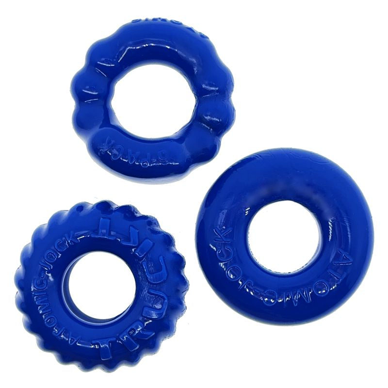 OxBalls Bonemaker 3 Piece Stretchy Mens Cock Ring Set Stretchy Cock Rings