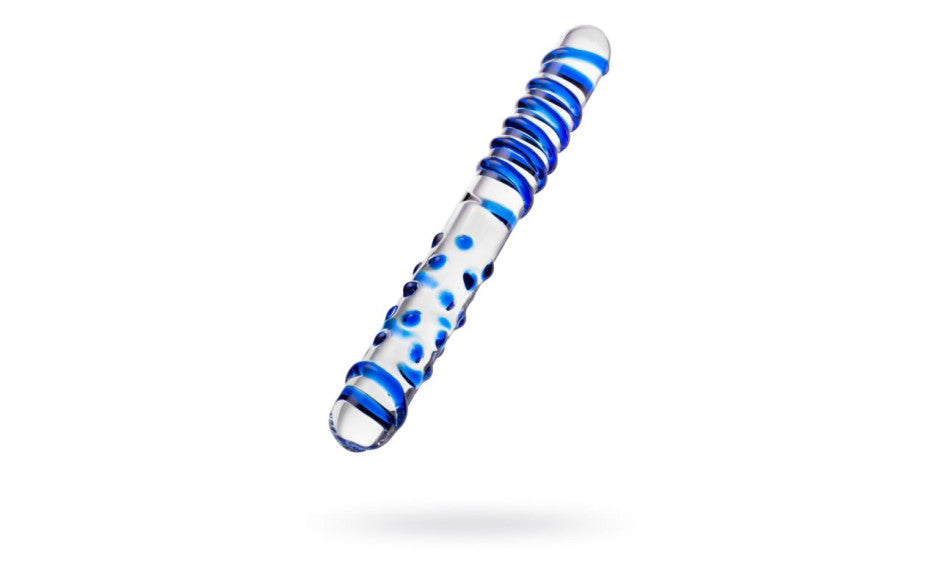 Sexus Glass Duo Dual Ended Glass Dong 22cm Glass Sex Toys