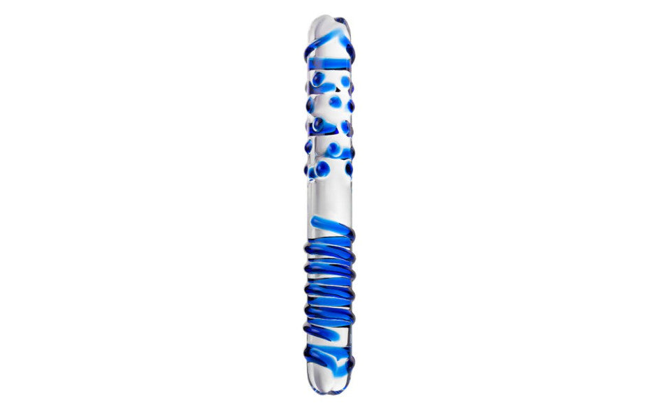 Sexus Glass Duo Dual Ended Glass Dong 22cm Glass Sex Toys