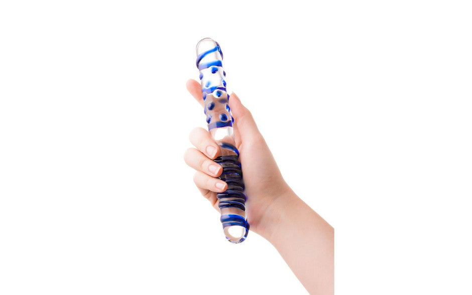 Sexus Glass Duo Dual Ended Glass Dong 22cm Glass Sex Toys