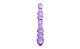 Sexus Unisex Dobule Ender Glass Dildo 22.8cm Mauve Glass Sex Toys
