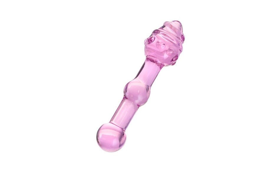 Sexus Unisex Glass Dildo 17cm Pink Glass Sex Toys