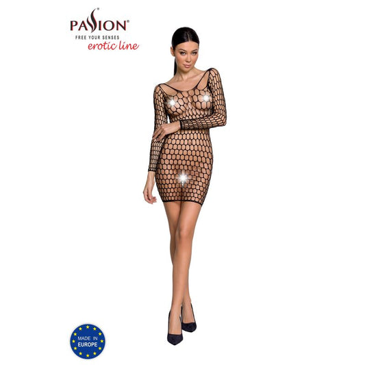 Passion Lingerie Sexy Womens Mini Body Dress BS093 One Size - Body Stockings