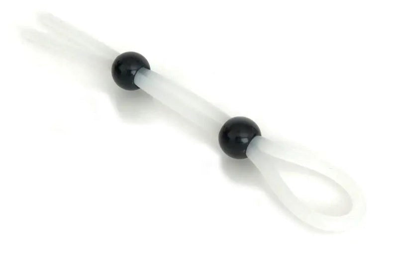 The Brawn Double Silicone Cock Leash Stretchy Cock Rings
