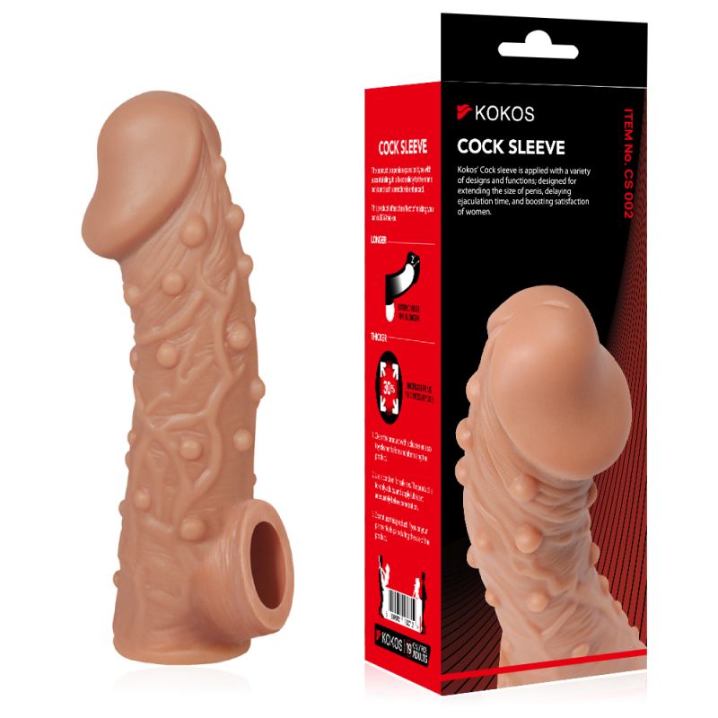 Kokos Stretchy Mens Cock Extender Sleeve 2 Penis Sleeves and Extenders