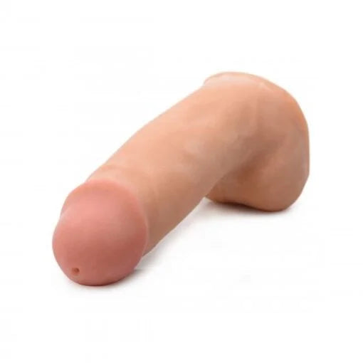 Loadz Dual Density Squirting Dildo With Balls Reservoir 7 Inch Realistic Dildos