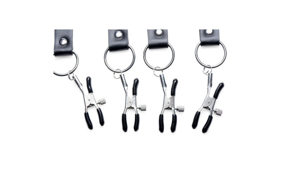 Master Series Spread Labia Bondage Spreader Straps XL Spreaders and Hangers