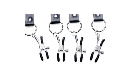 Master Series Spread Labia Bondage Spreader Straps XL Spreaders and Hangers