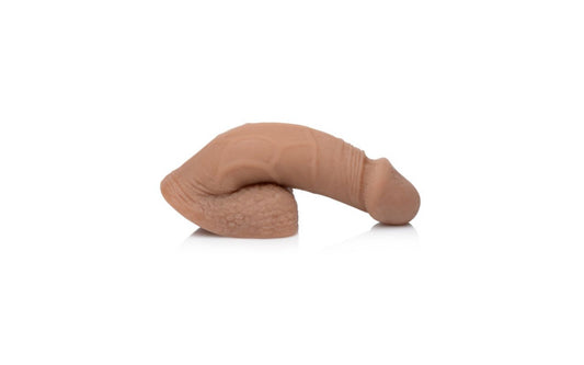 Strap U Large Bulge Soft Packer Realistic Dildo Medium Tone - Realistic Dildos