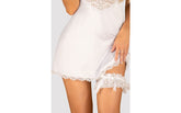 Obsessive Amor Blanco Unique and Sensual Garter White OS Hosiery
