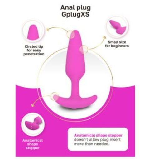 Gvibe Gplug Sunny Raspberry Butt Plug XS Butt Plugs