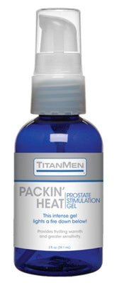 TitanMen Packin Heat Prostate Stimulation Gel Default Title Anal Lubes