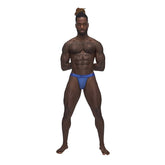 Male Power Sexagon Soft and Stretchy Micro V Thong Blue Jocks and G-Strings