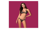 Obsessive Bra and Panty Set 838 2 Piece Black Bras and Bra Sets