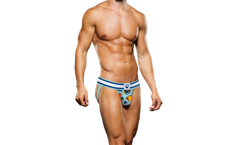 Prowler Autumn Blue and White Mens Jock Strap Jocks and G-Strings