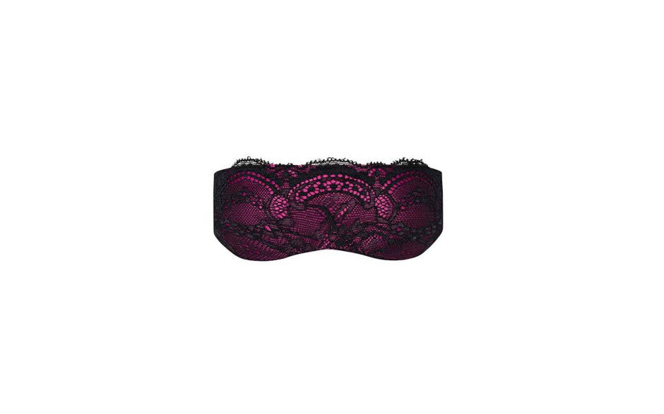 Obsessive Roseberry Feminine Eye Mask With Lacy Adornments Masks And Blindfolds