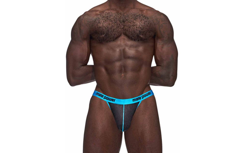 Male Power Casanova Uplift Micro Mens Thong Black S / M Jocks and G-Strings