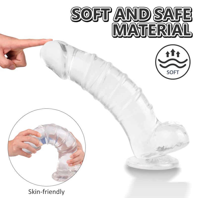 S-Hande Denny Real Feel Dong With Balls XXL Realistic Dildos