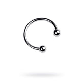 ToyFa Metal 30mm Penis Erection Enhancer Ring Silver Steel Cock Rings