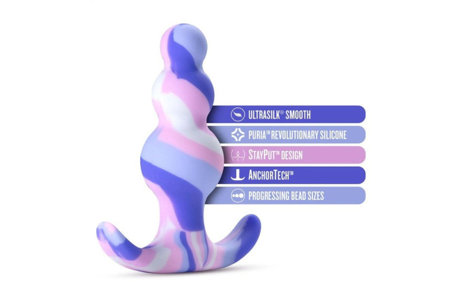 Avant Twilight Silicone Anal Plug Blue Butt Plugs