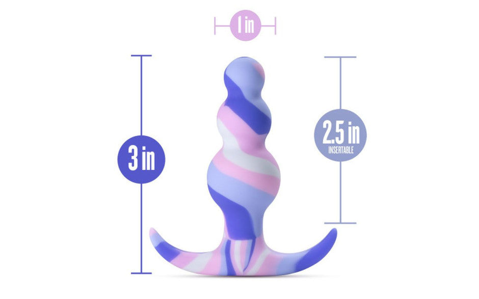 Avant Twilight Silicone Anal Plug Blue Butt Plugs