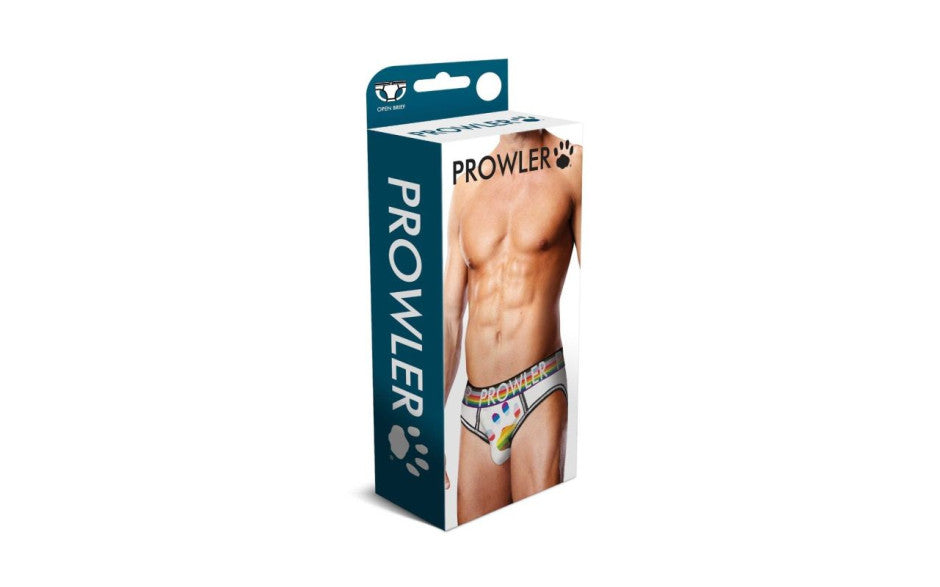 Prowler Oversized Paw Open Backless Mens Brief White Mens Briefs And Boxers