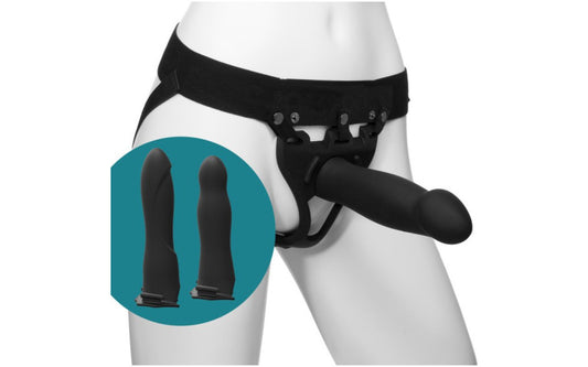 Body Extensions Be Ready Hollow Silicone Strap On Set 4 Piece - Strap On Sextoys