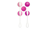 Gvibe Geisha Love Balls 3 Sugar Pink Love Eggs and Kegel Exercisers
