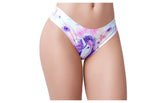 Mememe Lingerie Fantasy Dreams Unicorn Womens Thong G-Strings, Panties and Shorts