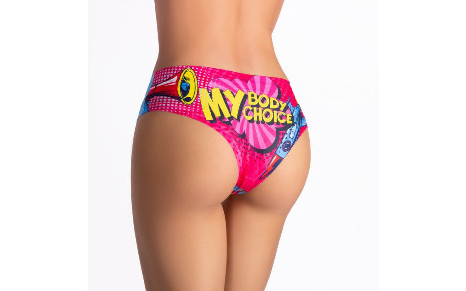 Mememe Lingerie Comics Relax Girl Slip Womens Lingerie G-Strings, Panties and Shorts