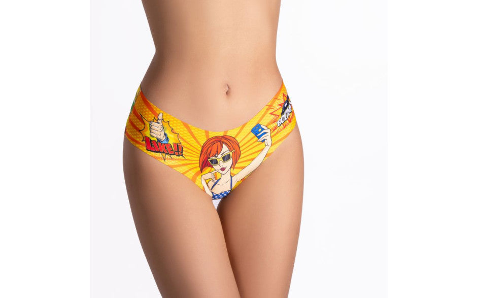 Mememe Lingerie Comics Insta Girl Slip Womens Underwear G-Strings, Panties and Shorts