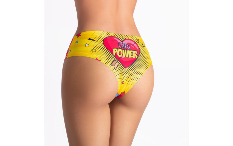Mememe Lingerie Comics Strong Girl Slip Womens Sexy Panties G-Strings, Panties and Shorts