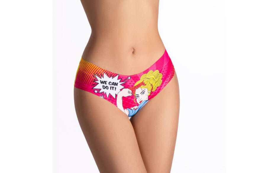 Mememe Lingerie Comics Strong Girl Slip Womens Sexy Panties G-Strings, Panties and Shorts