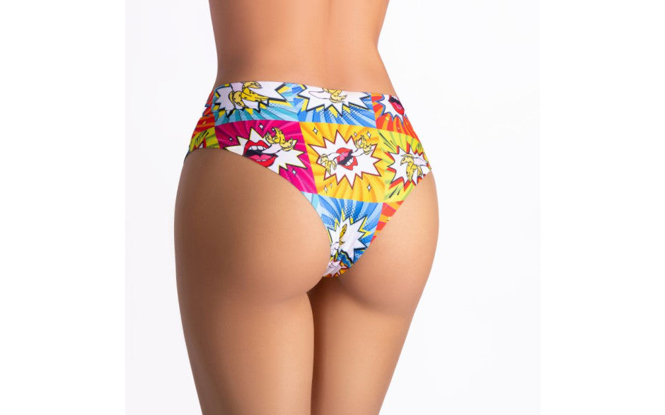 Mememe Lingerie Comics Curios Girl Slip Soft Fabric Womens Underwear G-Strings, Panties and Shorts