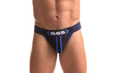 Sport Fucker Rally Mens Jock Strap Blue and Black Jocks and G-Strings