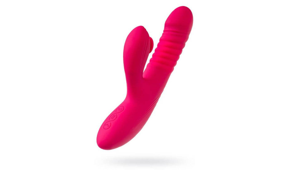 JOS Seri Thrusting Rabbit Vibrator With Clitoral Stimulator Rabbit Vibrators