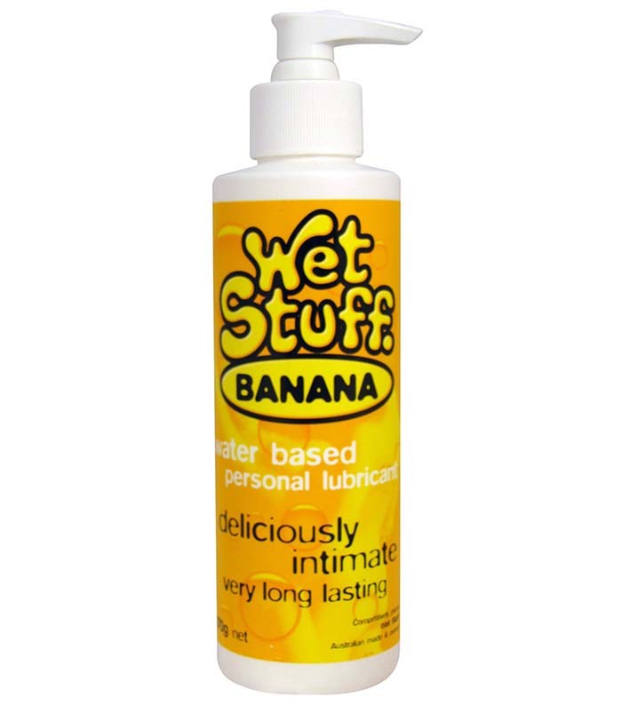 Wet Stuff Banana Lubricant Water Based Lubes
