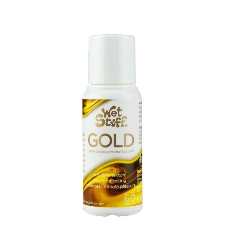 Wet Stuff Gold Disc Top Water Based Lubes