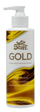 Wet Stuff Gold Lubricant Pump Top Water Based Lubes